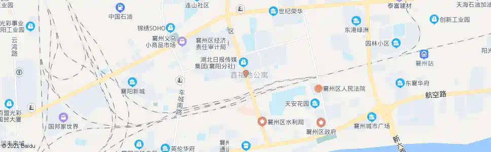 襄阳楚天快报_公交站地图_襄阳公交_妙搜公交查询2025