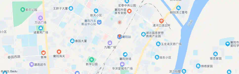 襄阳长门街_公交站地图_襄阳公交_妙搜公交查询2025