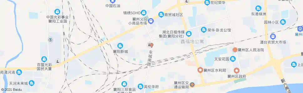 襄阳车城南路江营路口_公交站地图_襄阳公交_妙搜公交查询2025