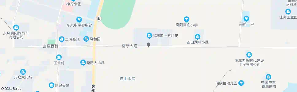 襄阳富康大道海上五月花_公交站地图_襄阳公交_妙搜公交查询2025