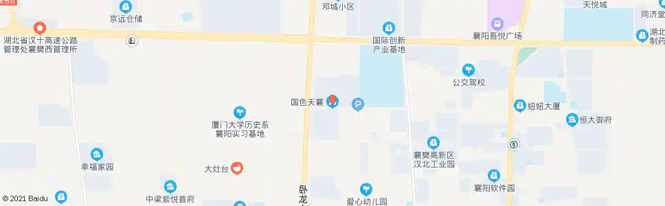襄阳国色天香_公交站地图_襄阳公交_妙搜公交查询2025