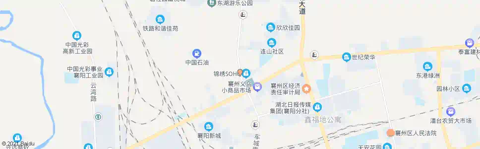 襄阳东风汽车大道南_公交站地图_襄阳公交_妙搜公交查询2025