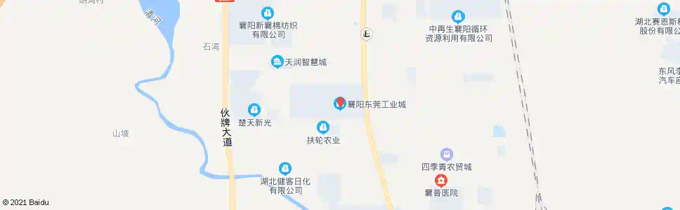 襄阳襄阳东莞工业城_公交站地图_襄阳公交_妙搜公交查询2025