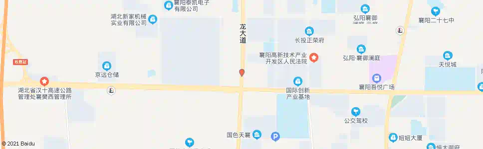襄阳卧龙大道邓城路口_公交站地图_襄阳公交_妙搜公交查询2025