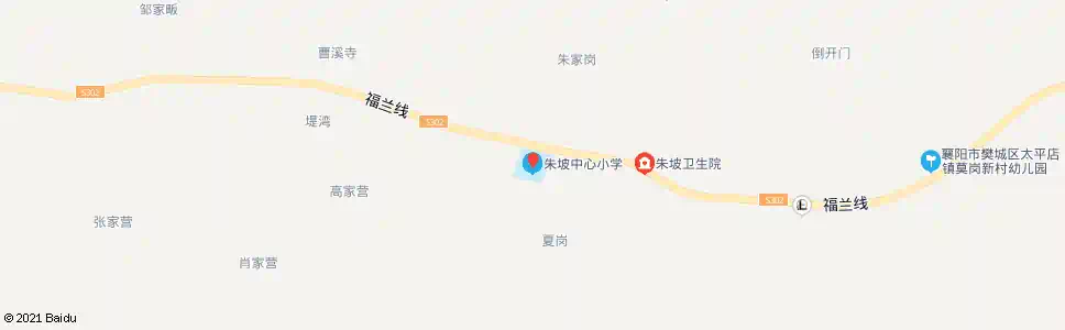 襄阳朱坡中心小学_公交站地图_襄阳公交_妙搜公交查询2025