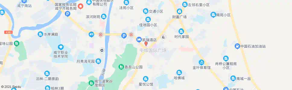 咸宁中商百货_公交站地图_咸宁公交_妙搜公交查询2025