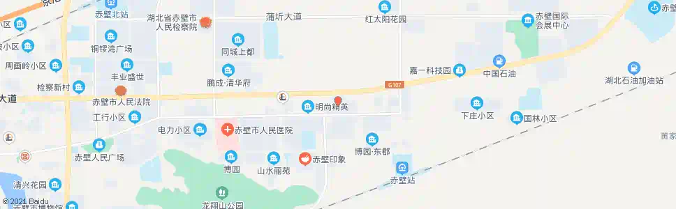 咸宁华景中央公园_公交站地图_咸宁公交_妙搜公交查询2025
