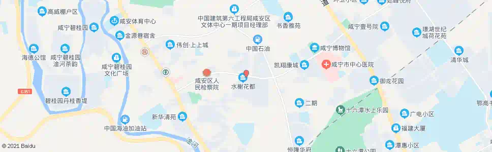 咸宁长城水榭花都_公交站地图_咸宁公交_妙搜公交查询2025