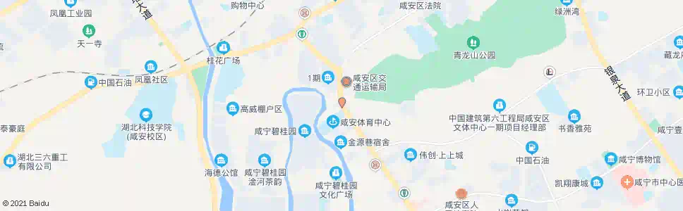 咸宁百事达酒店_公交站地图_咸宁公交_妙搜公交查询2025