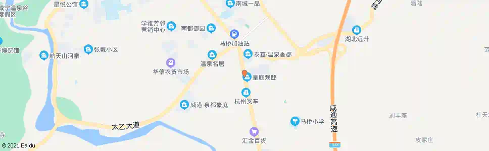 咸宁马桥水厂_公交站地图_咸宁公交_妙搜公交查询2025