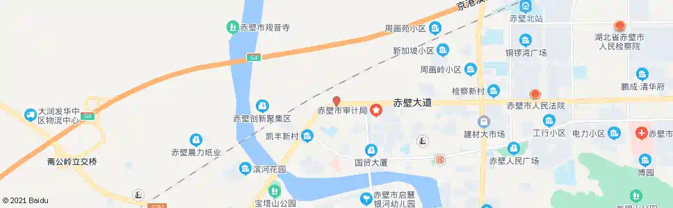 咸宁黄龙路口_公交站地图_咸宁公交_妙搜公交查询2025