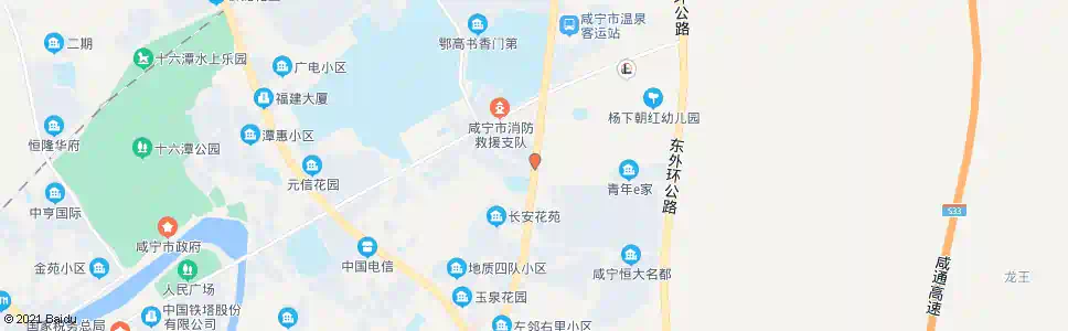 咸宁杨下_公交站地图_咸宁公交_妙搜公交查询2025