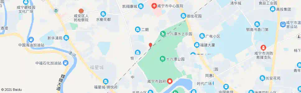 咸宁十六潭路_公交站地图_咸宁公交_妙搜公交查询2025