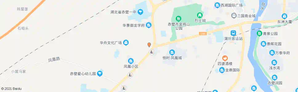 咸宁铁山路口_公交站地图_咸宁公交_妙搜公交查询2025