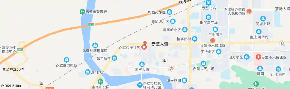 咸宁审计局_公交站地图_咸宁公交_妙搜公交查询2025