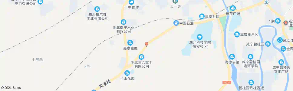 咸宁三六重工_公交站地图_咸宁公交_妙搜公交查询2025