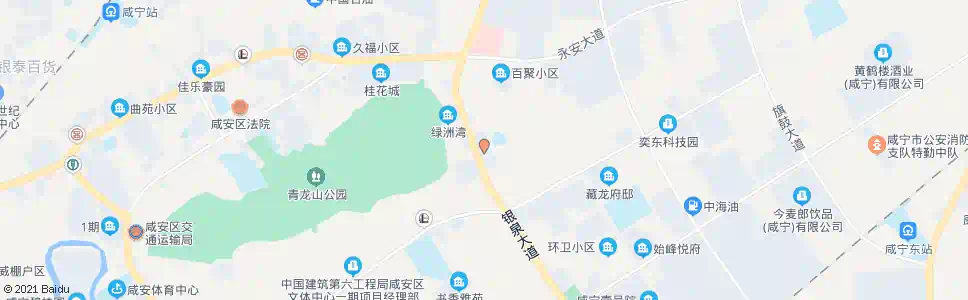 咸宁领秀城_公交站地图_咸宁公交_妙搜公交查询2025