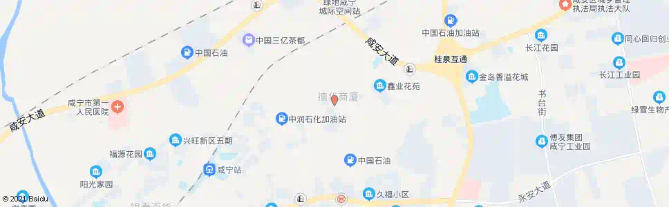 咸宁双峰路口_公交站地图_咸宁公交_妙搜公交查询2025