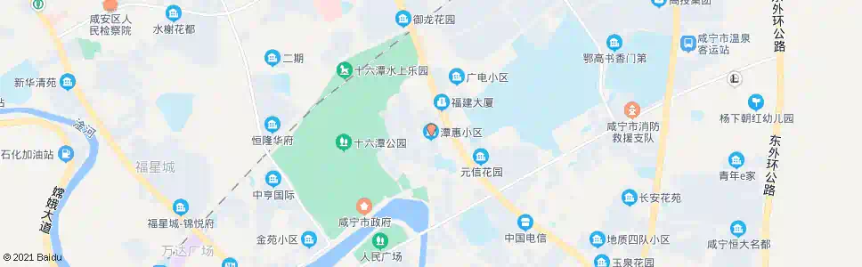 咸宁谭惠路_公交站地图_咸宁公交_妙搜公交查询2025