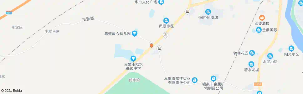 咸宁凤凰山路口_公交站地图_咸宁公交_妙搜公交查询2025
