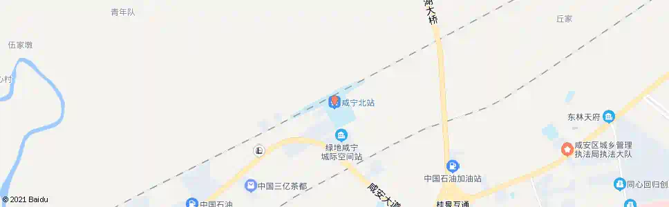 咸宁六来桥_公交站地图_咸宁公交_妙搜公交查询2025