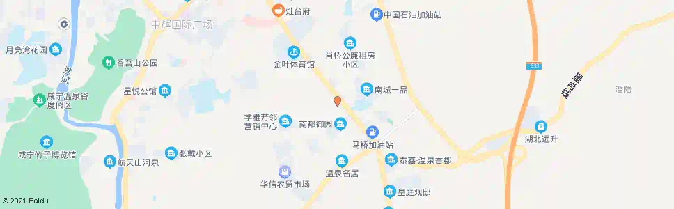 咸宁肖桥_公交站地图_咸宁公交_妙搜公交查询2025