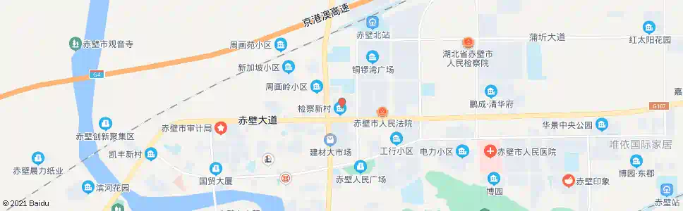 咸宁体育馆路_公交站地图_咸宁公交_妙搜公交查询2025