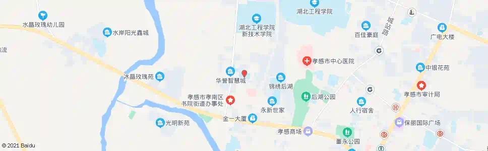 孝感书院中学_公交站地图_孝感公交_妙搜公交查询2025