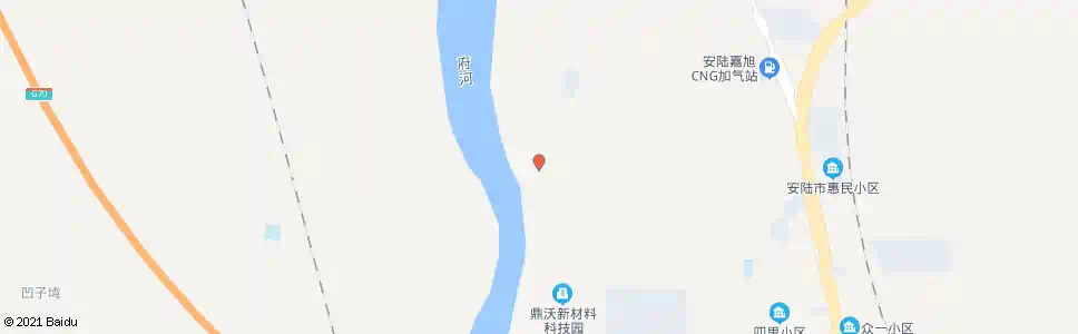 孝感斧头坝_公交站地图_孝感公交_妙搜公交查询2025