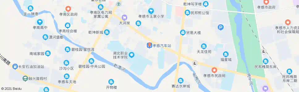 孝感老汽车站_公交站地图_孝感公交_妙搜公交查询2025