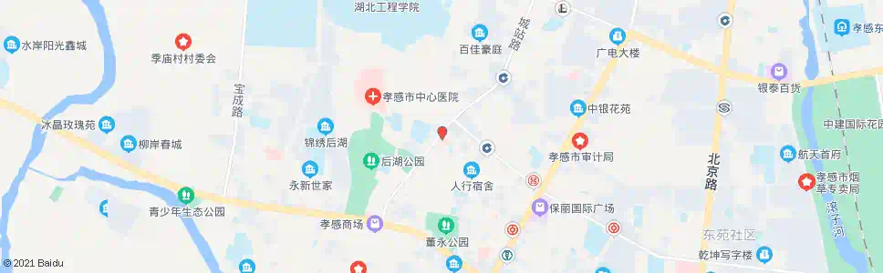 孝感红十字会_公交站地图_孝感公交_妙搜公交查询2025