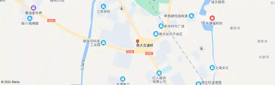 孝感蛋白厂_公交站地图_孝感公交_妙搜公交查询2025