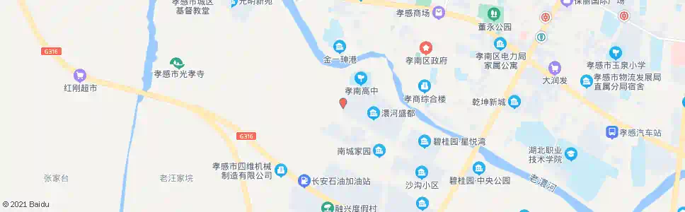 孝感南门桥_公交站地图_孝感公交_妙搜公交查询2025