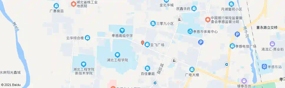 孝感农行_公交站地图_孝感公交_妙搜公交查询2025