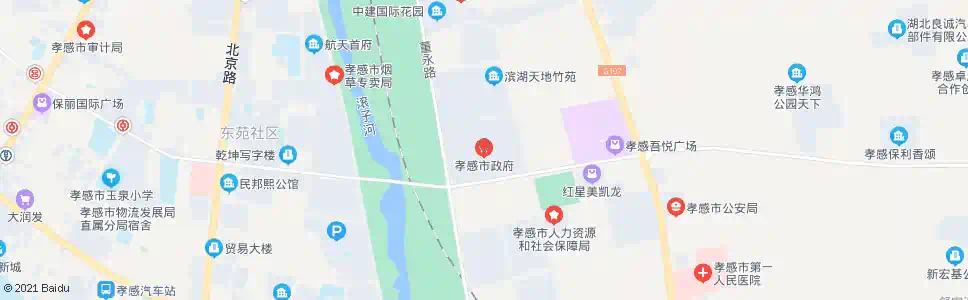 孝感市政府_公交站地图_孝感公交_妙搜公交查询2025