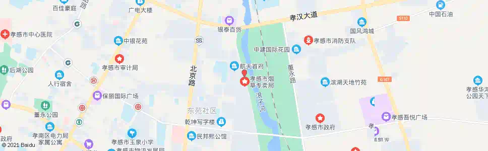 孝感孝三路口_公交站地图_孝感公交_妙搜公交查询2025