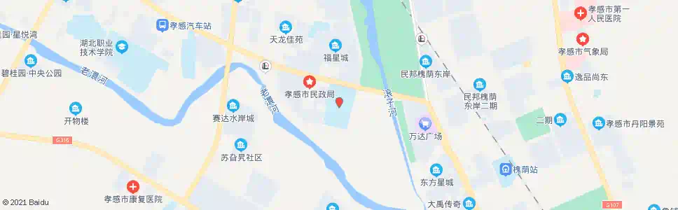 孝感县一中_公交站地图_孝感公交_妙搜公交查询2025