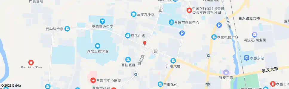 孝感乾坤大酒店_公交站地图_孝感公交_妙搜公交查询2025