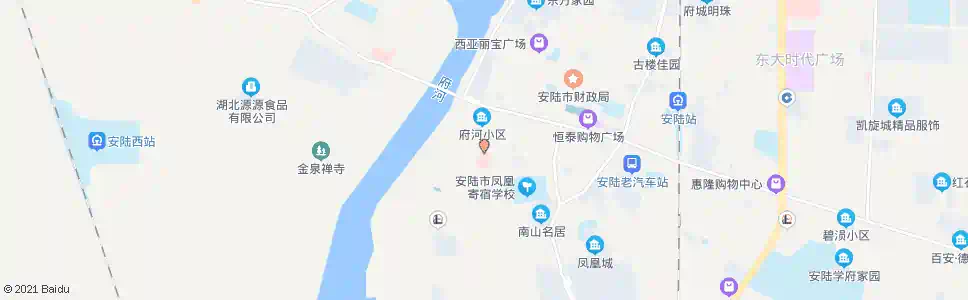 孝感凤凰路_公交站地图_孝感公交_妙搜公交查询2025