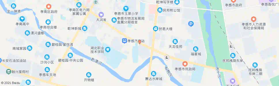 孝感香澳路步行街_公交站地图_孝感公交_妙搜公交查询2025