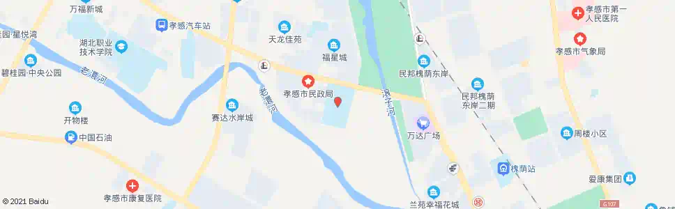 孝感新一中后门_公交站地图_孝感公交_妙搜公交查询2025
