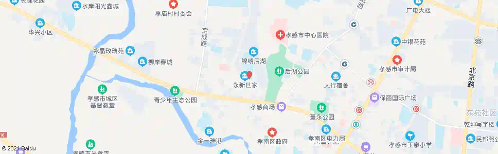 孝感荷新路新沟中学_公交站地图_孝感公交_妙搜公交查询2025