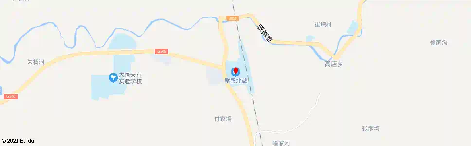 孝感北桥_公交站地图_孝感公交_妙搜公交查询2025