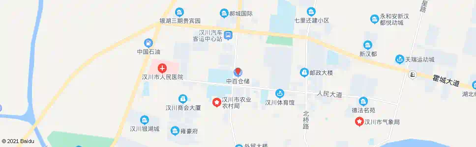 孝感中百仓储(汉川)_公交站地图_孝感公交_妙搜公交查询2025