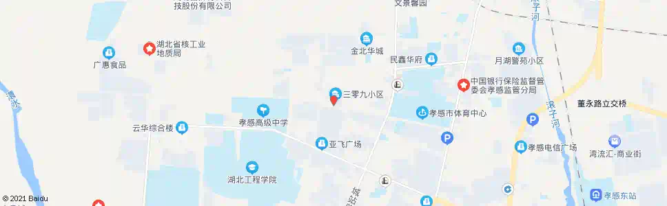 孝感三零九_公交站地图_孝感公交_妙搜公交查询2025
