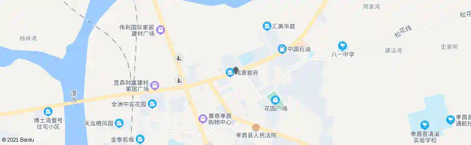 孝感精英学校_公交站地图_孝感公交_妙搜公交查询2025