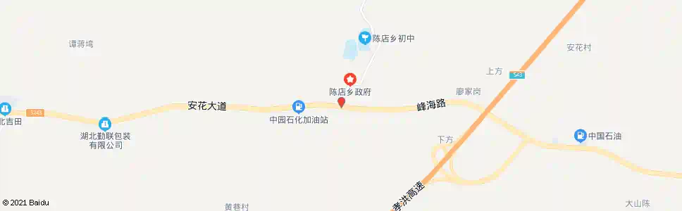 孝感陈店_公交站地图_孝感公交_妙搜公交查询2025