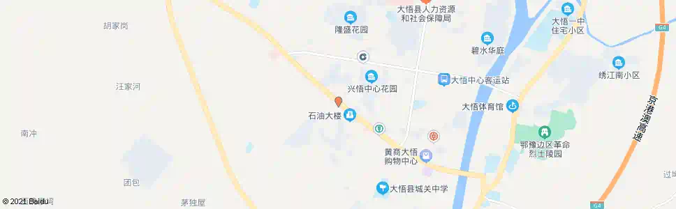 孝感交警大队(大悟)_公交站地图_孝感公交_妙搜公交查询2025