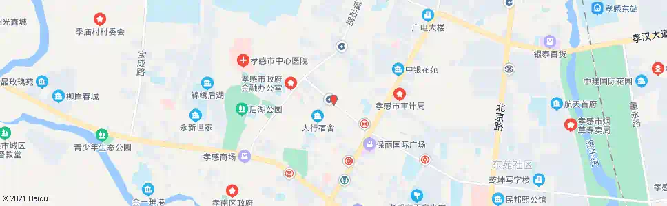 孝感园林路口_公交站地图_孝感公交_妙搜公交查询2025