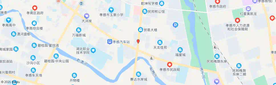 孝感翟家湾_公交站地图_孝感公交_妙搜公交查询2025